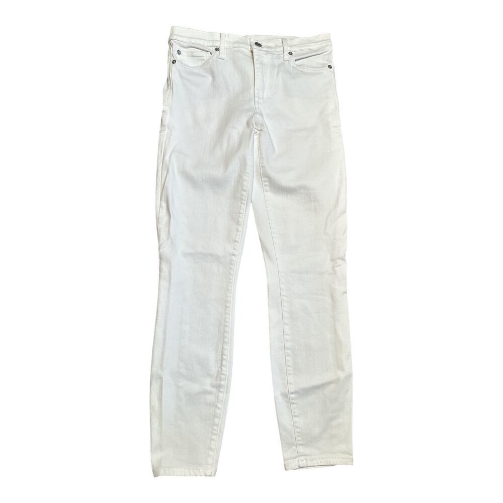 Gap White Stretch True Skinny Ankle 5 Pocket Jeans Pants Women's Size 28